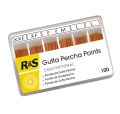 Pointes Gutta-Percha conventionnelles R&S - Boîte de 100