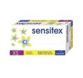 Gants Latex Sensitex Poudré Blanc - Boîte de 100