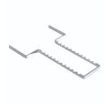 Porte-instruments pour plateaux inox 28x18 cm (11 instruments)