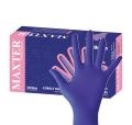 Gants Nitrile Cobalt Non Poudré Bleu - Boîte de 100