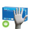 Gants Latex Medibase Non Poudré Aloe Vera Blanc - Boîte de 100