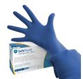 Gant Nitrile Safetouch Advanced Slim poudré violet bleu - Boîte de 100