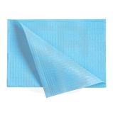 Serviettes plastifiées Medibase - Lot de 500 serviettes 3 plis (45x33 cm)