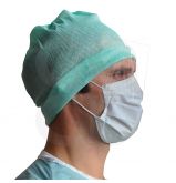Masque médical type IIR à élastique avec visière - Boîte de 25 masques