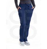 Pantalon Femme Barco One Essential Elastique  Bleu Marine -le Pantalon