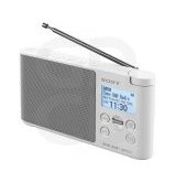 Sony - Xdrs41dr.eu8 - Radio Portable Dab/dab+ - Préréglages Directs - Réveil Et Mise En Veille Programmable - Blanc