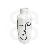 Vase Céramique Arty M6 - Blanc Et Noir