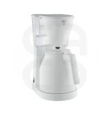 Melitta Easy Therm Ii 1023-05 Blanc - Cafetiere - Thermo-pot A Commande A Une Main, Réservoir D'eau Transparent -blanc