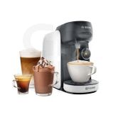 Machine A Café Multi-boissons Bosch - Tas16b4 - Tassimo T16 Finesse - 40 Boissons - Réservoir D'eau Amovible 0,7l - Blan