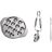 Set À Escargots En Acier Inoxydable – Plat 12 Trous + Pinces