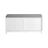 Sobuy Banc De Rangement À Chaussures Avec 2 Portes Blanc 114x40x53cm Nordique Fsr86-w