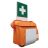 Sacoche Médicale De Soins D'urgence Orange + Support Mural