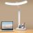 Lampe De Bureau Sans Fil Rechargeable Avec Grande Batterie 4000mah Blanc