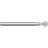 Fraises diamantées pour turbine forme boule (modèle 802) - Boîte de 5