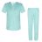 Ensemble Uniformes Unisexe Blouse - Uniforme Médical Avec Haut Et Pantalon - 817-8312
