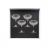 Coffret 4 Coupe A Cocktail/glace 28 Cl Newport Twist