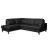 Canapé D'angle Convertible Cuir Italien Luxe 4-5 Places, Coffre, Fareli, Angle