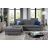Canapé D'angle Convertible Tresor En Tissu Luxe, 5 Places, Angle