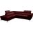Canapé D'angle Convertible En Velours Luxe 5 Places, Florent, Angle