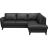 Canapé D'angle Convertible En Cuir Italien Luxe 5 Places Figari Avec Coffre, Angle