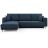 Canapé D'angle Convertible En Velours, Avec Rangement, Angle Dallas