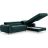 Canapé D'angle Convertible Grece Velours 5 Places, Angle