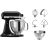 Robot Pâtissier A Tête Inclinable 4,8 L - Artisan Avec 7 Accessoires – Divers coloris disponibles