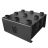Rack Vertical De Rangement Pour 9 Barres D'haltères Ø 51mm Gladiatorfit