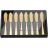 Lot De 8 Couteaux À Beurre Dorés Avec Boîte Cadeau