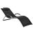 Sobuy Chaise Longue Portable Noire 165x58x67cm Moderne Ogs38-sch