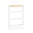 Sobuy Chariot De Cuisine Blanc À 3 Étagères 50x15x80cm Nordique Nsr12-w