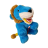 Lion En Peluche De Couleur Bleu De 45cm X 30cm