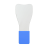 Miroir Ultra Bright : Occlusal N°13 - 70 Mm Taille Adulte, De Couleur Bleu