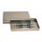 Plateau en inox perforé format 18 x 14 x 1,9 cm
