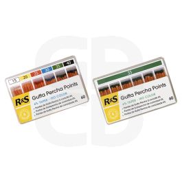 Pointes Gutta-Percha ISO Taper 6% N°30 30mm - Boîte de 60