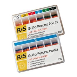 Pointes Gutta ISO Color N°15 28mm - Boîte de 120
