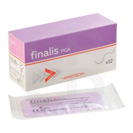Sutures PGA 4/0 RC 3/8 16 mm 75 cm - Boîte de 12