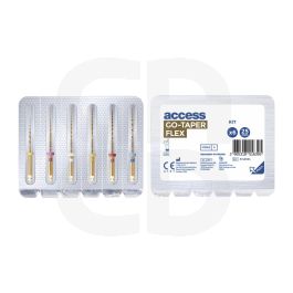 Limes stériles Go-Taper Flex Assortiment 21mm - Blister de 6