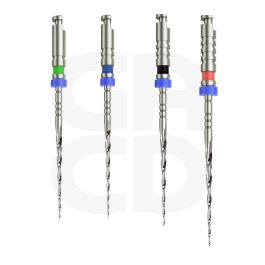 Limes stériles Go-Two Partie Travaillante 16mm Assortiment ISO 10-25 25mm - Boîte de 6