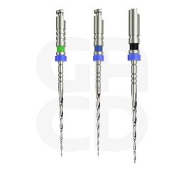 Limes stériles Go-Two Partie Travaillante 21mm Assortiment ISO 10-25 25mm - Blister de 6