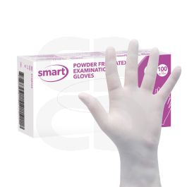 Gants Latex Smart Non Poudré Blanc XS - 5/6 - Boîte de 100
