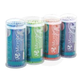 Applicateurs jetables Regular Assortis - Lot 400 mini-brossettes Regular 2,0 mm / Fine 1,5 mm / Super fine 1,0 / Ultra fine 0,5