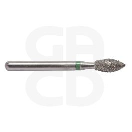 Fraises diamantées Olive à extrémité Pointue Super Fin K2 ISO 023 - Boîte de 5