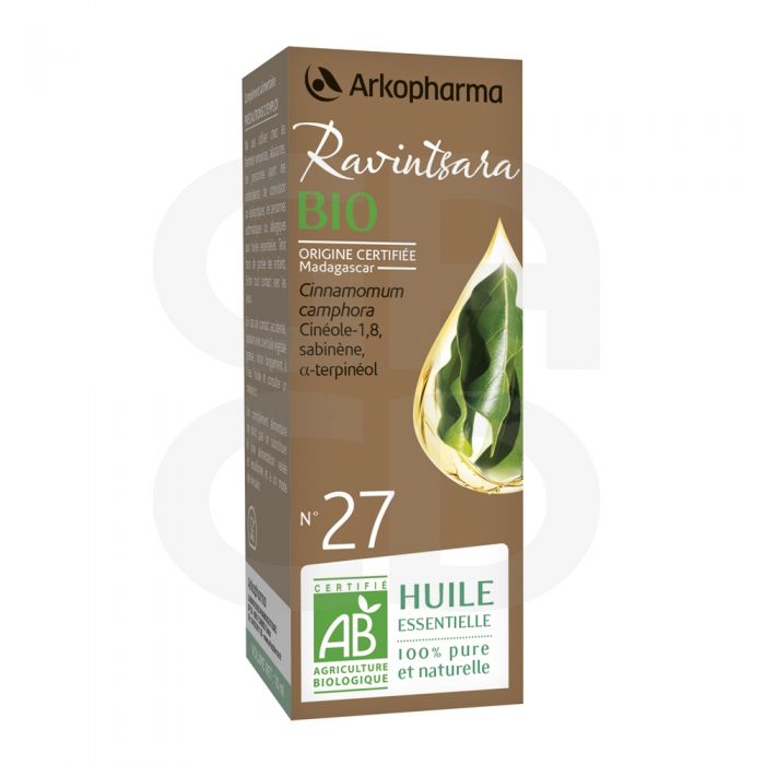 Huile essentielle N° 27 Ravintsara - Le flacon de 5 ml 