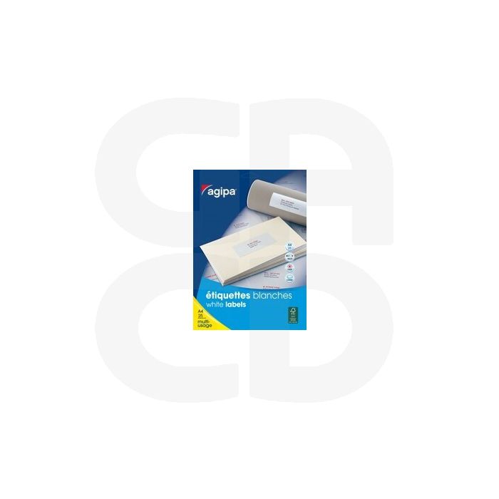 Etiquettes adhésives PE brillant blanches (50 x 20 mm) : découvrez nos  produits professionnels
