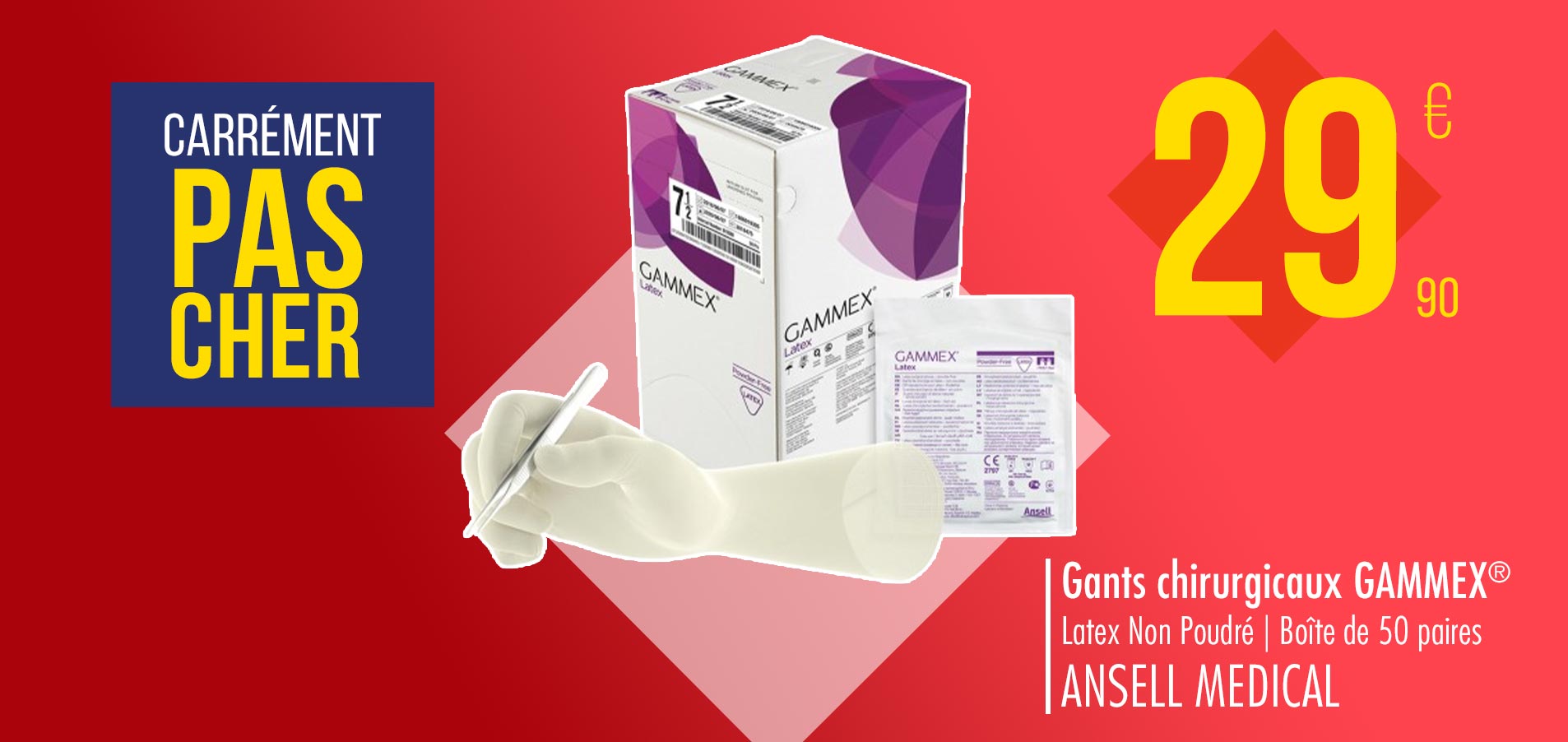 Gants chirurgicaux Ansell GAMMEX®